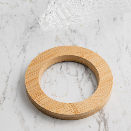 V60 Strawberry Glass Coffee Dripper Olive Wood 4