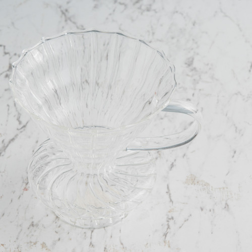 V60 Striped Glass Coffee Dripper 2