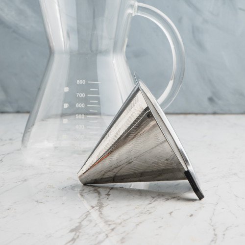 Glass Coffee Brewer w Stainless Dripper 800ml 4