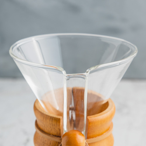 Hourglass Coffee Server w Wooden Collar 400ml 2