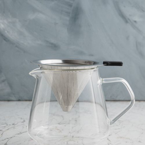 Stainless Steel Coffee Cone Dripper 2