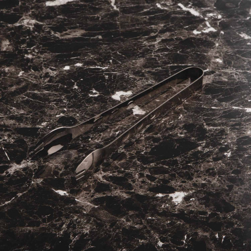 Metallic Ice Tong Gunmetal