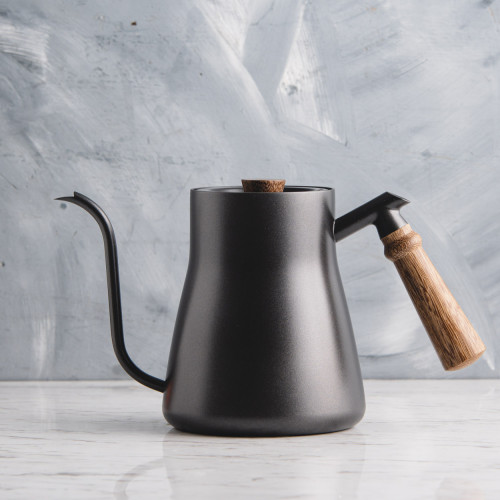 Drip Style Gooseneck Kettle Black 850ml