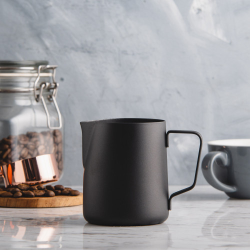 Stainless Milk Jug Black 350ml 4