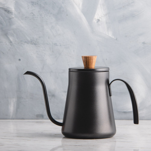 Drip Style Gooseneck Kettle Black 400ml