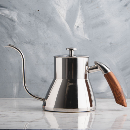 Pour Over Gooseneck Kettle Light Silver 800ml