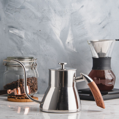 Pour Over Gooseneck Kettle Light Silver 800ml 5