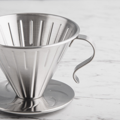 Metal Coffee Dripper w/ Handle 5