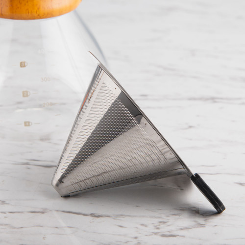 Hourglass Server Wooden Collar 400ml w/ Dripper 2