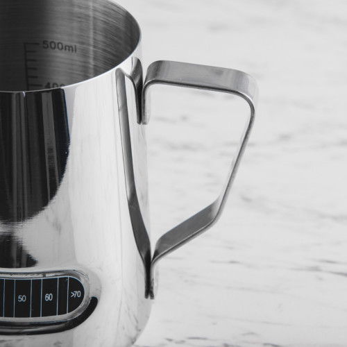 Stainless Steel Milk Jug 600ml w/ Thermometer 3