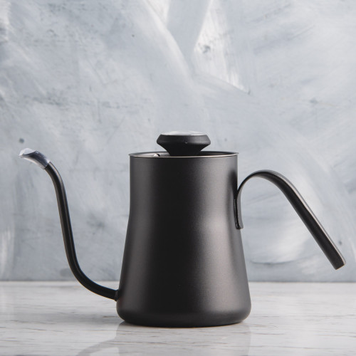 Hand Kettle with Thermometer 400ml Black