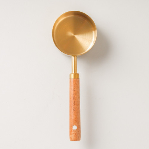 Set of 8 Measuring Spoon - Walnut Handle 5