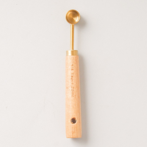 Set of 8 Measuring Spoon - Walnut Handle 7