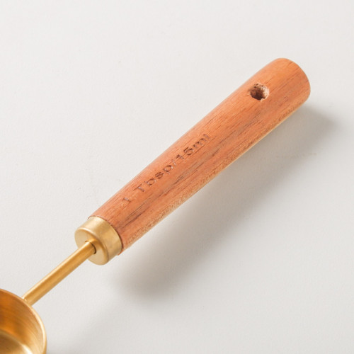 Set of 8 Measuring Spoon - Walnut Handle 14