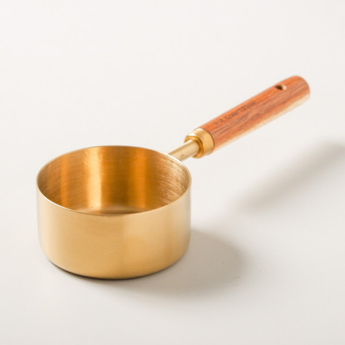 Set of 8 Measuring Spoon - Walnut Handle 18