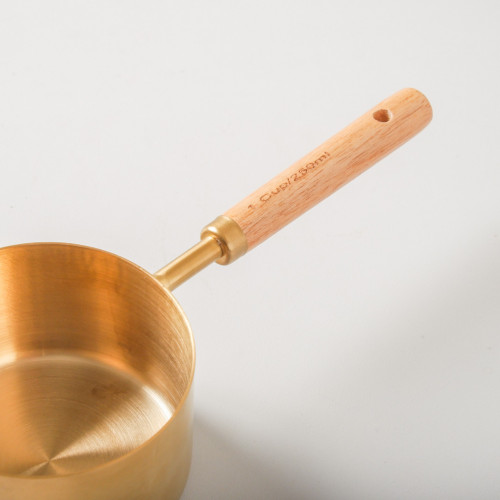 Set of 8 Measuring Spoon - Walnut Handle 22