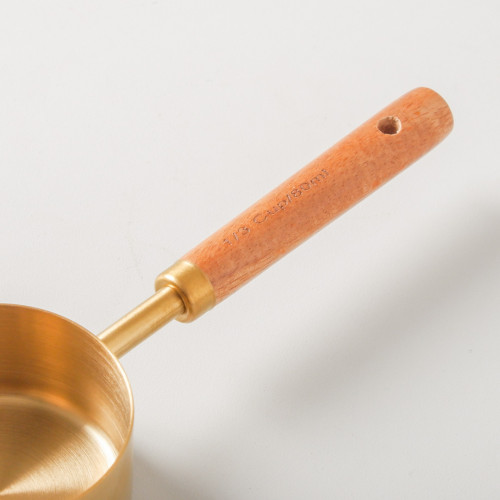 Set of 8 Measuring Spoon - Walnut Handle 24