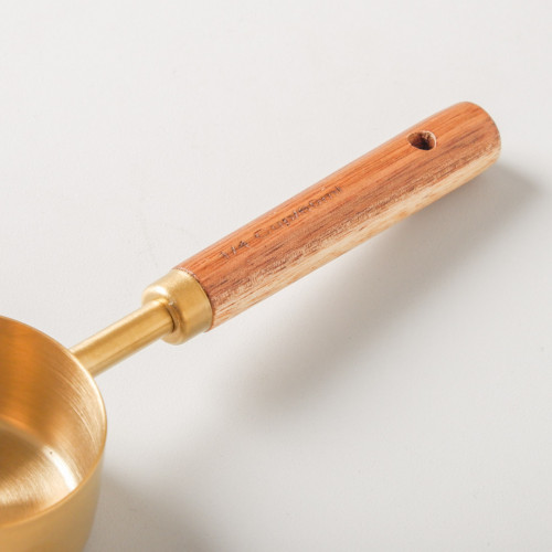 Set of 8 Measuring Spoon - Walnut Handle 25