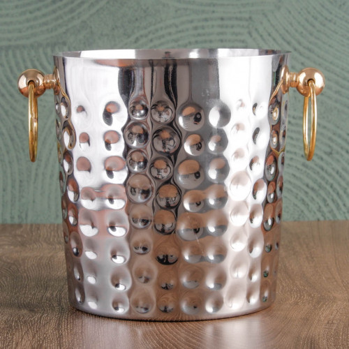 Stainless Beverage Tub Gold Handle