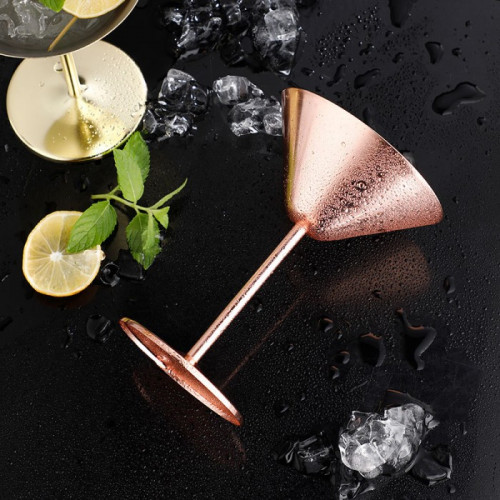 Stainless Steel Martini Cup 240ml - Gold 4