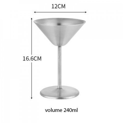 Stainless Steel Martini Cup 240ml - Gold 5