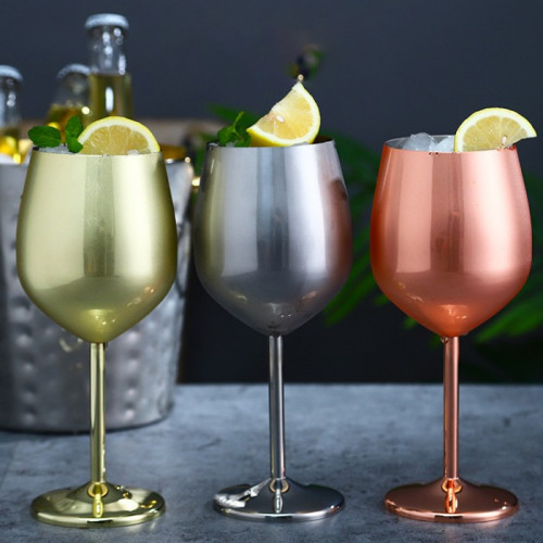 Stainless Steel Wine Glass 500ml