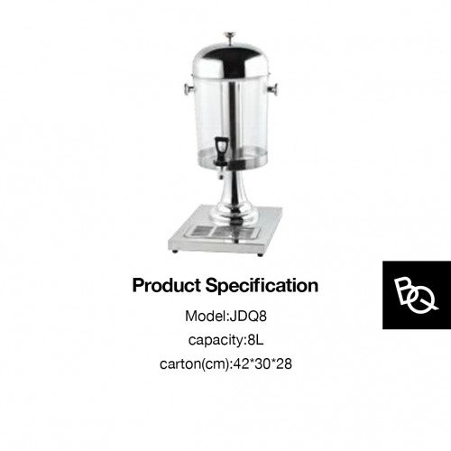 Juice Dispenser PE Barrel Silver 8L 2