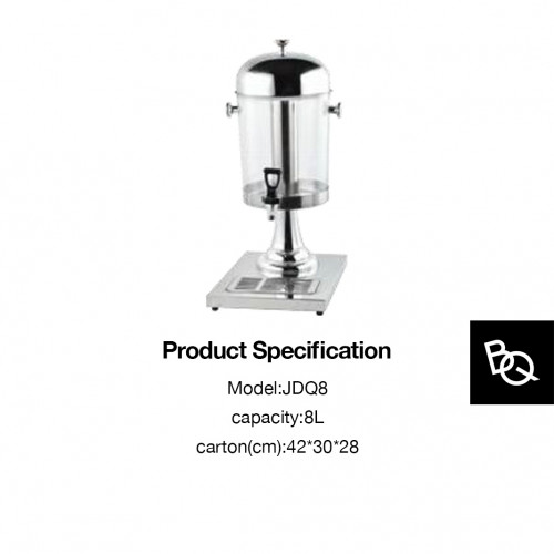 Juice Dispenser PE Barrel Silver 8L 2