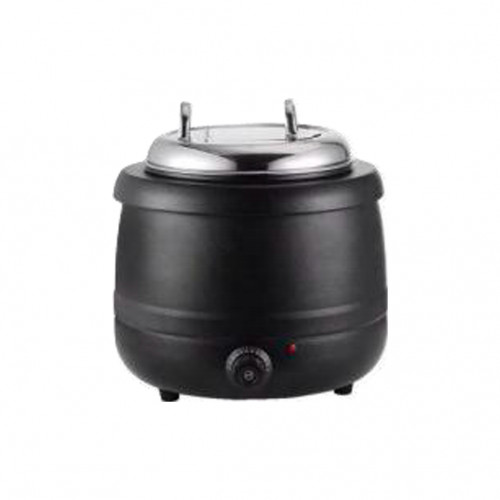 Soup Warmer Cooking Pot Black Iron 13L