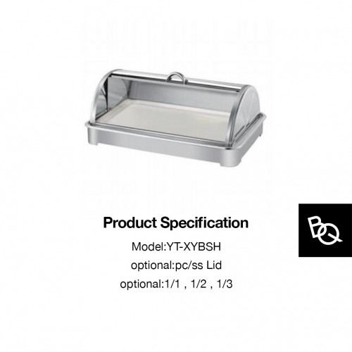 Buffet Display Stand pc/ss Lid 1/2 2