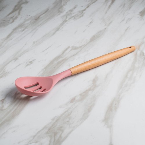 Magic Pink Silicone Slotted Spoon 2