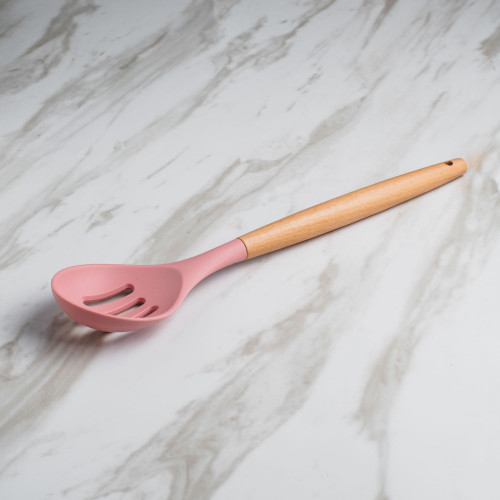 Magic Pink Silicone Slotted Spoon 2