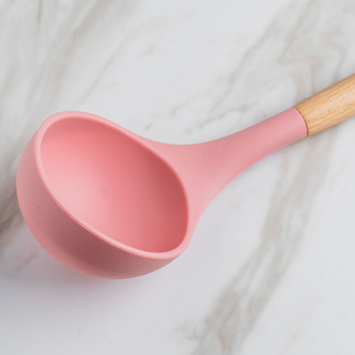 Magic Pink Silicone Soup Ladle 3
