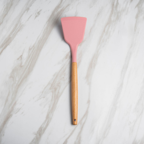 Magic Pink Silicone Frying Spatula