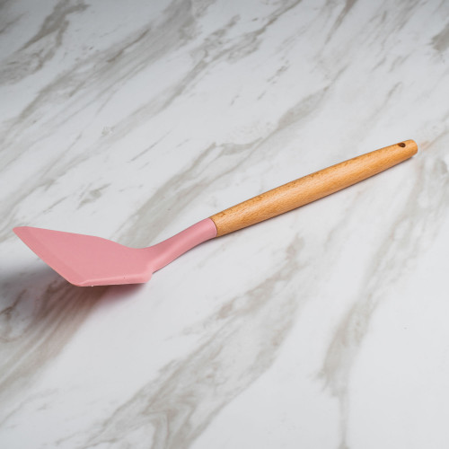 Magic Pink Silicone Frying Spatula 2
