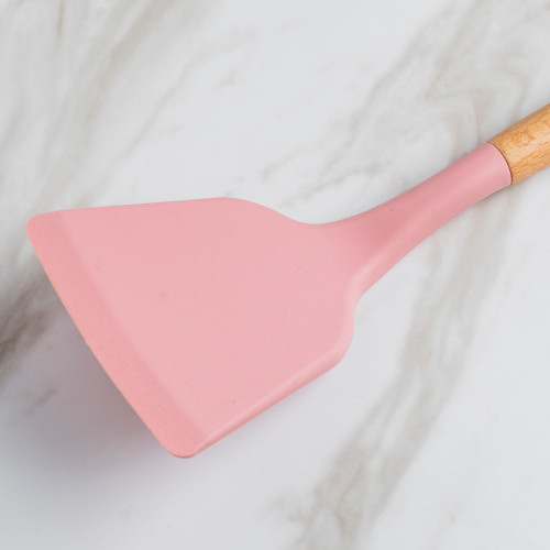 Magic Pink Silicone Frying Spatula 3