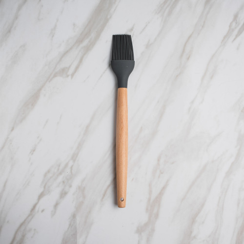 Woody Black Silicone Butter Brush