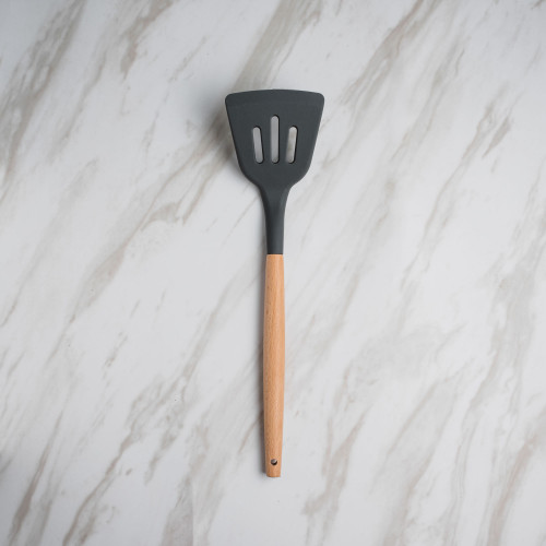 Woody Black Silicone Shovel Spatula