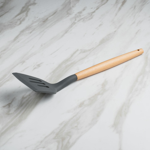 Woody Black Silicone Shovel Spatula 2