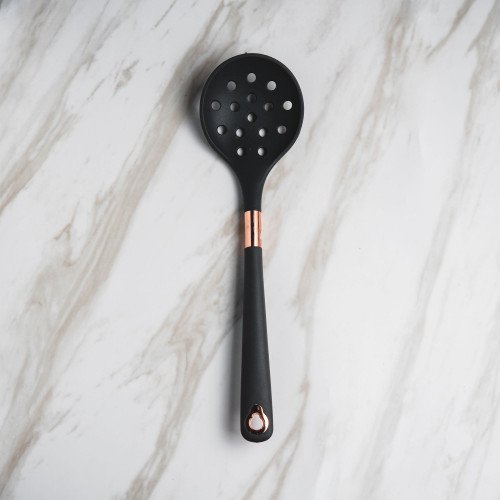 Rose Gold Silicone Slotted Spoon 02