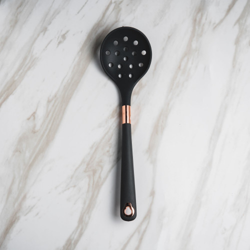 Rose Gold Silicone Slotted Spoon 02