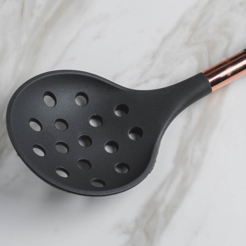 Rose Gold Silicone Slotted Spoon 02 2