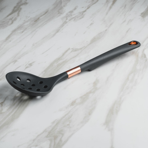 Rose Gold Silicone Slotted Spoon 02 3