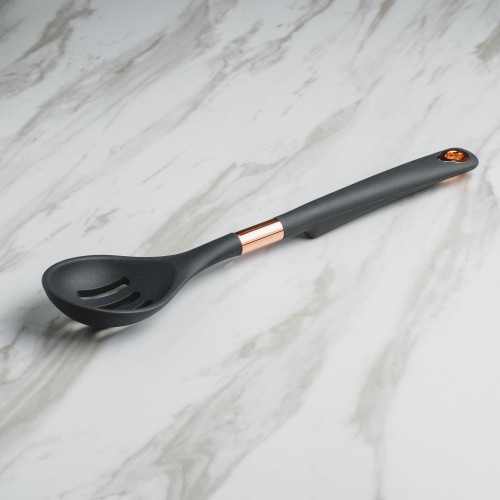 Rose Gold Silicone Slotted Spoon 01 2
