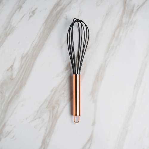 Rose Gold Silicone Egg Beater