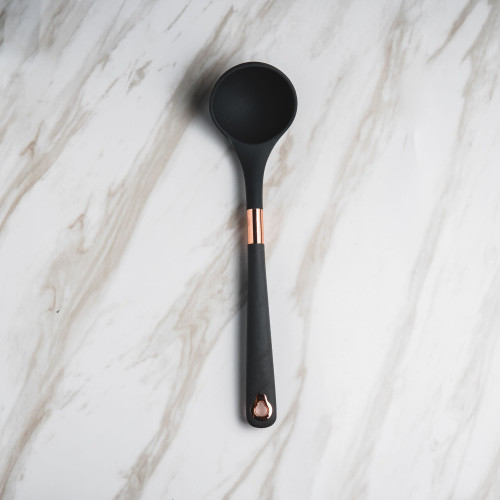 Rose Gold Silicone Soup Ladle