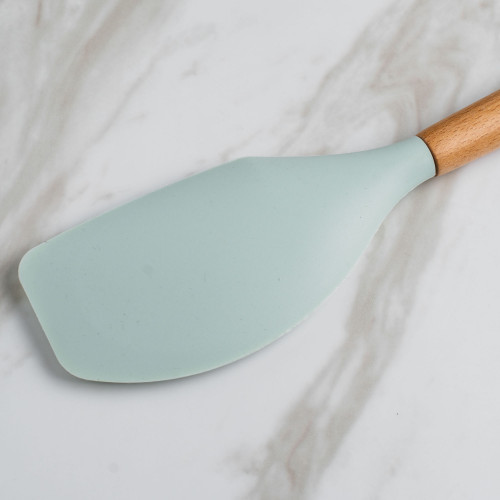Pistachio Green Silicone Scrapper Spatula 3