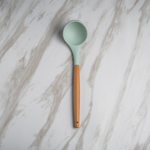 Pistachio Green Silicone Soup Ladle