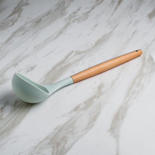 Pistachio Green Silicone Soup Ladle 3