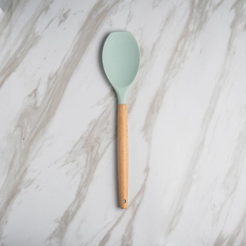 Pistachio Green Silicone Flat Top Spatula